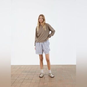 AIAYU Lulu Poplin Short Cocoa MEDIUM